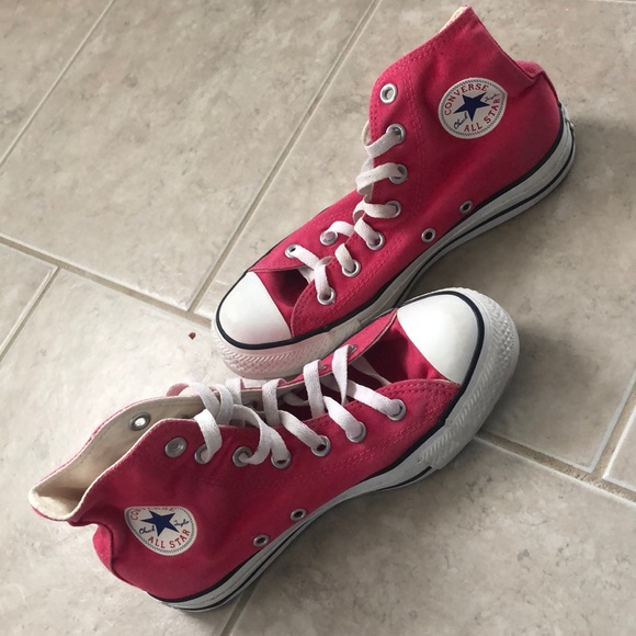 Pink high top converse - Picture 3 of 4